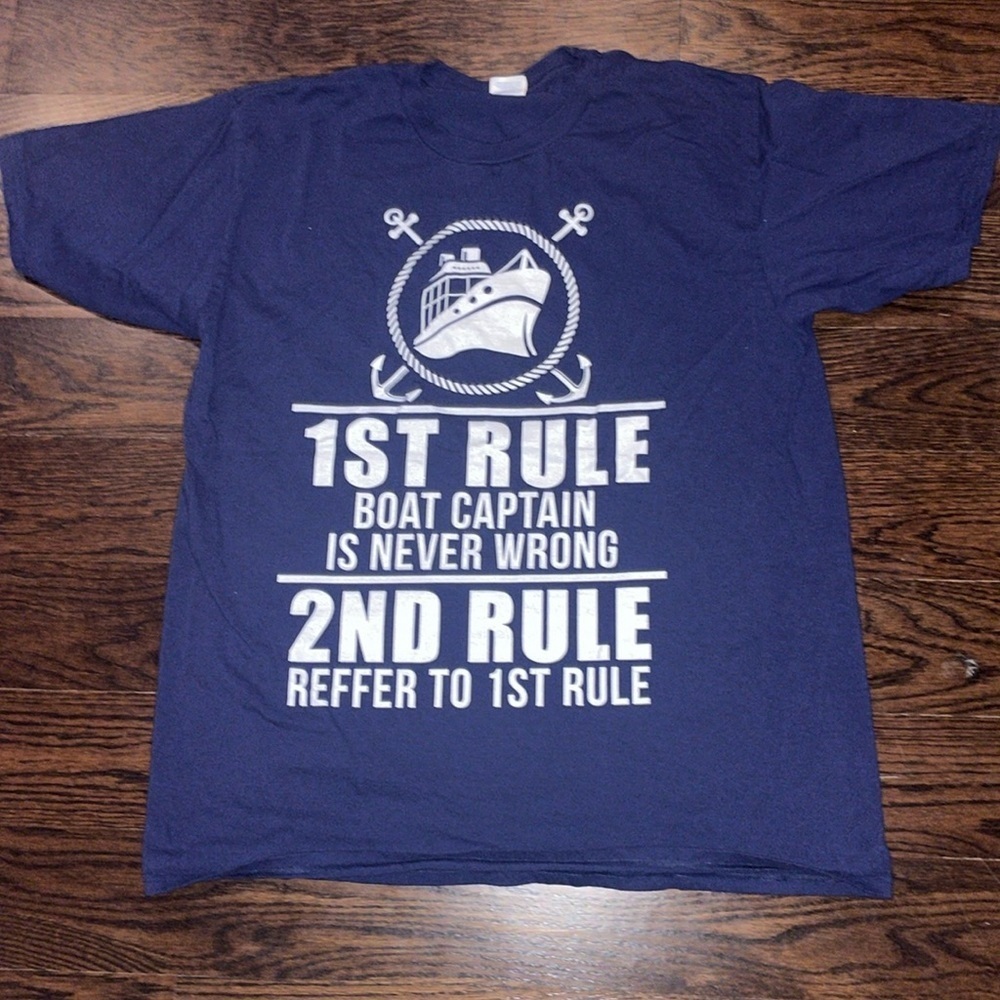 ♡ Short sleeve T-shirt, size large 100% cotton - Picture 1 of 3